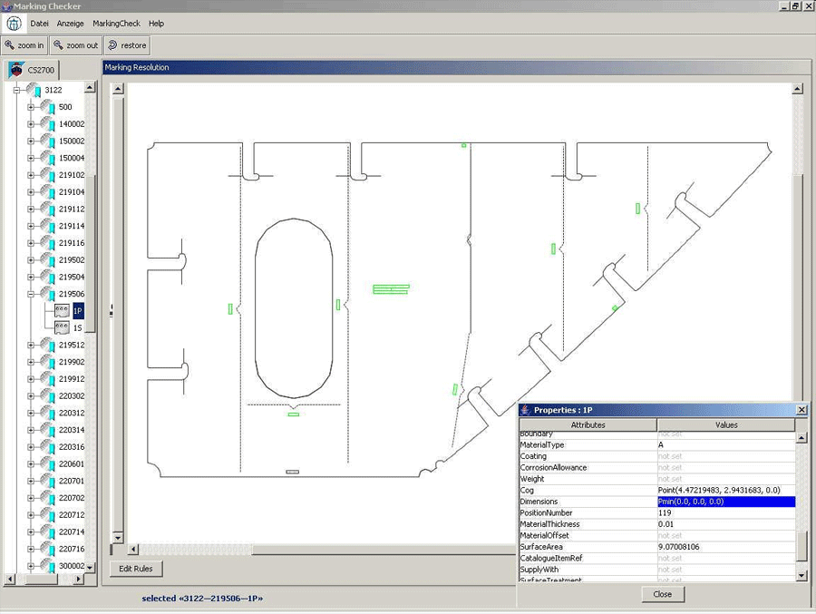 Topgallant® Marking Checker